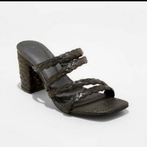 Universal Thread Black Block Heel 9.5/10